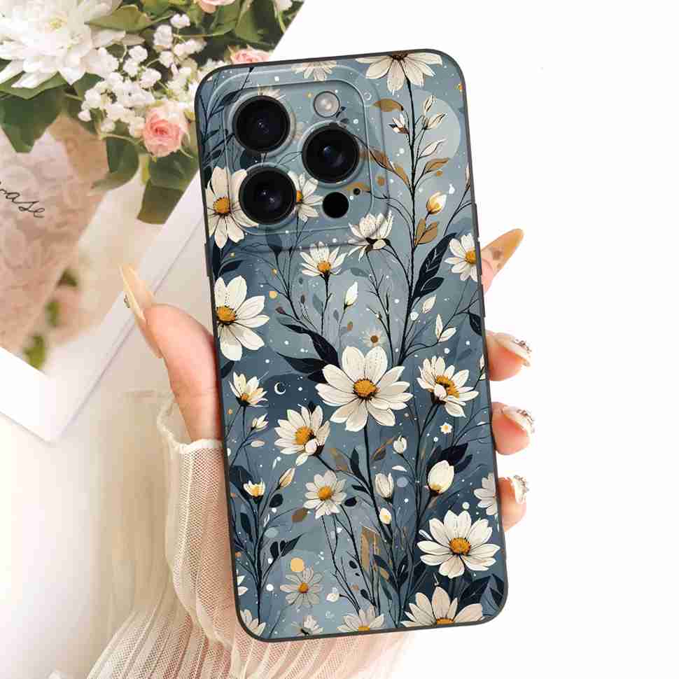 For iPhone 16 Pro 6.3" A3293 A3083 Case Cartoon Simplicity Soft Silicone Back Cover For iPhone 16 PRO A3292 A3294 Phone Cases
