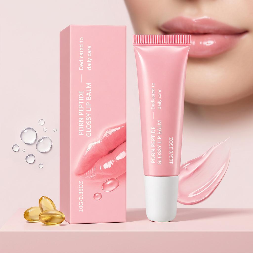 Shine Lip Balm, Light Non-sticky Texture, Portable For Touch-ups, Continuous Soft Lip Moisturizer, Even Coverage 10G Glossy Lip Balm