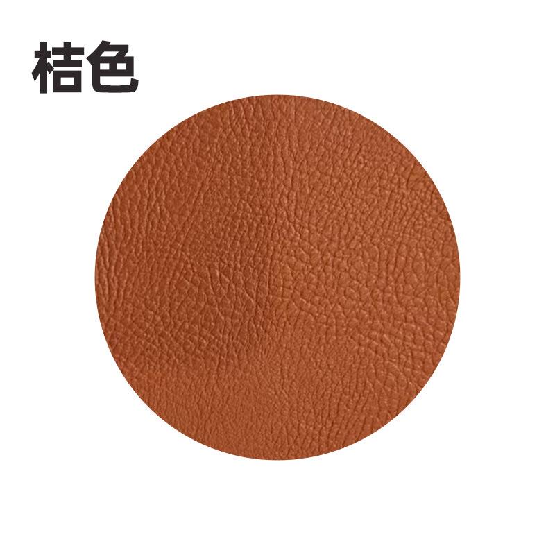 Pu Leather Coaster Can Be Insulated, Temperature-resistant and Non-slip Coaster, Dining Table Mat, Gift Advertising Printing