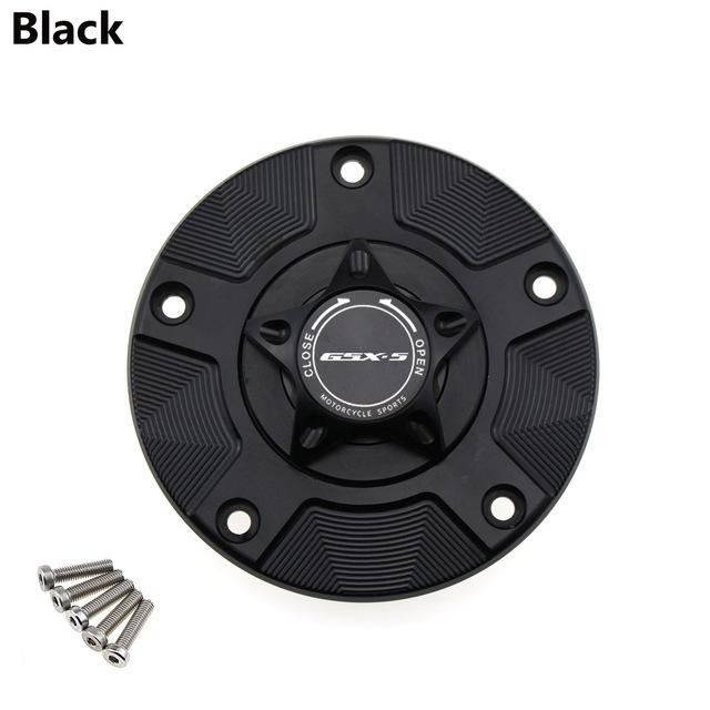 

CNC Keyless Motorcycle Fuel Gas Tank Cap Cover fit For GSXR 600 750 1000 GSXS750 GSXS1000 HAYAB GSX1300R SV650 SV1000 чёрный