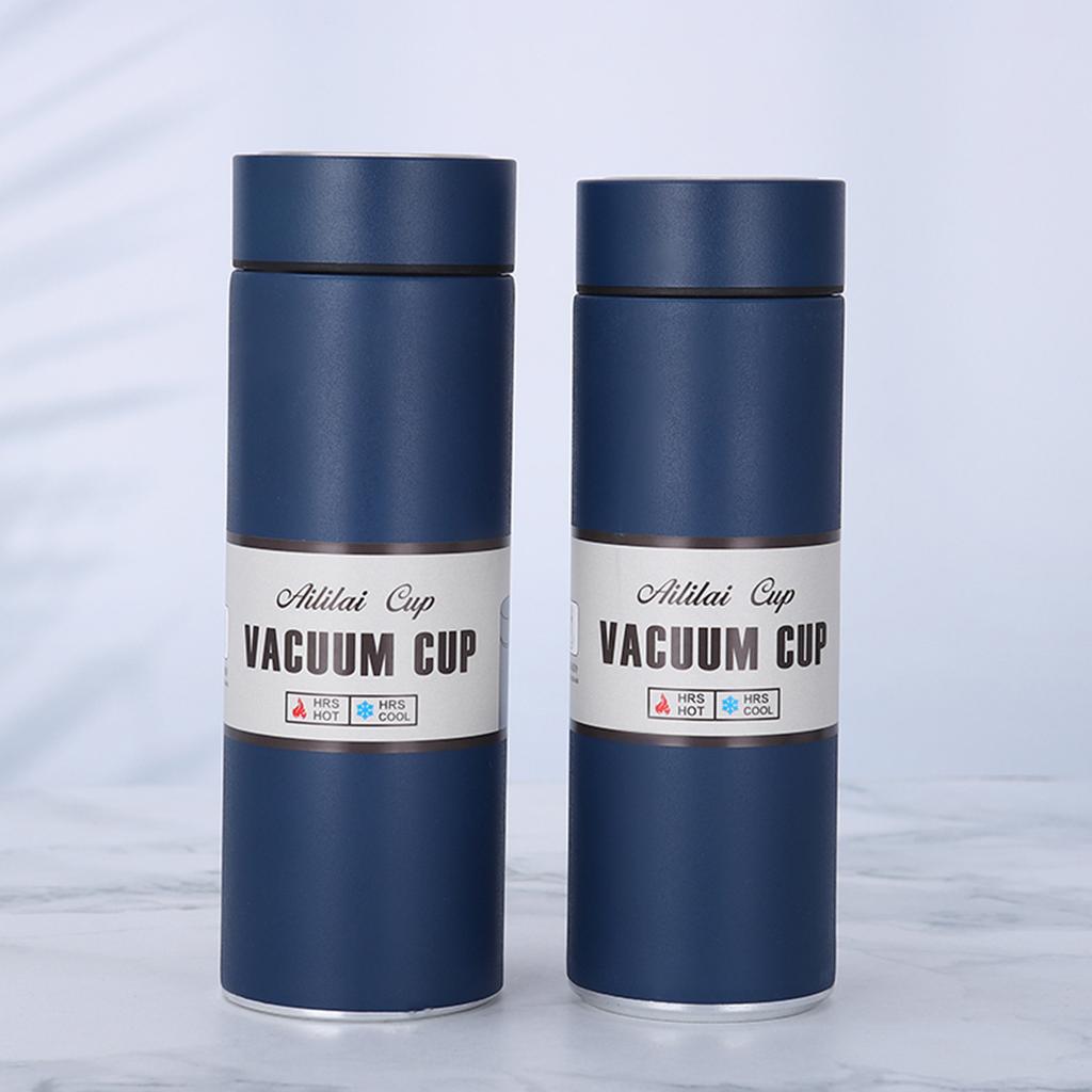 New Modern Stainless Steel Vacuum Cup High-end Simple Straight Cup Tea Separation Business Gift Cup