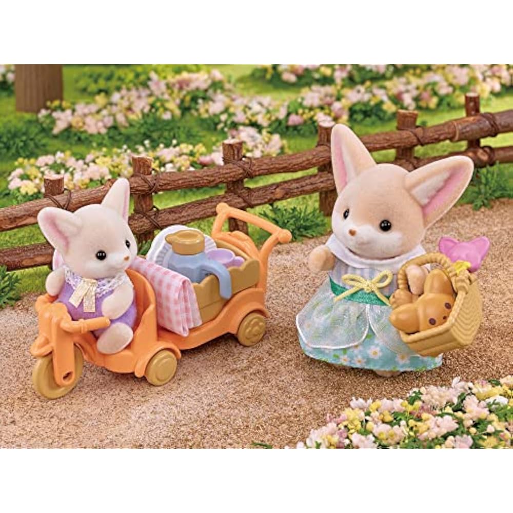 Sylvanian Families Doll/Furniture Set [Nakayoshi Picnic-Fennec] DF-24 ST Mark Certified Toy Doll ...
