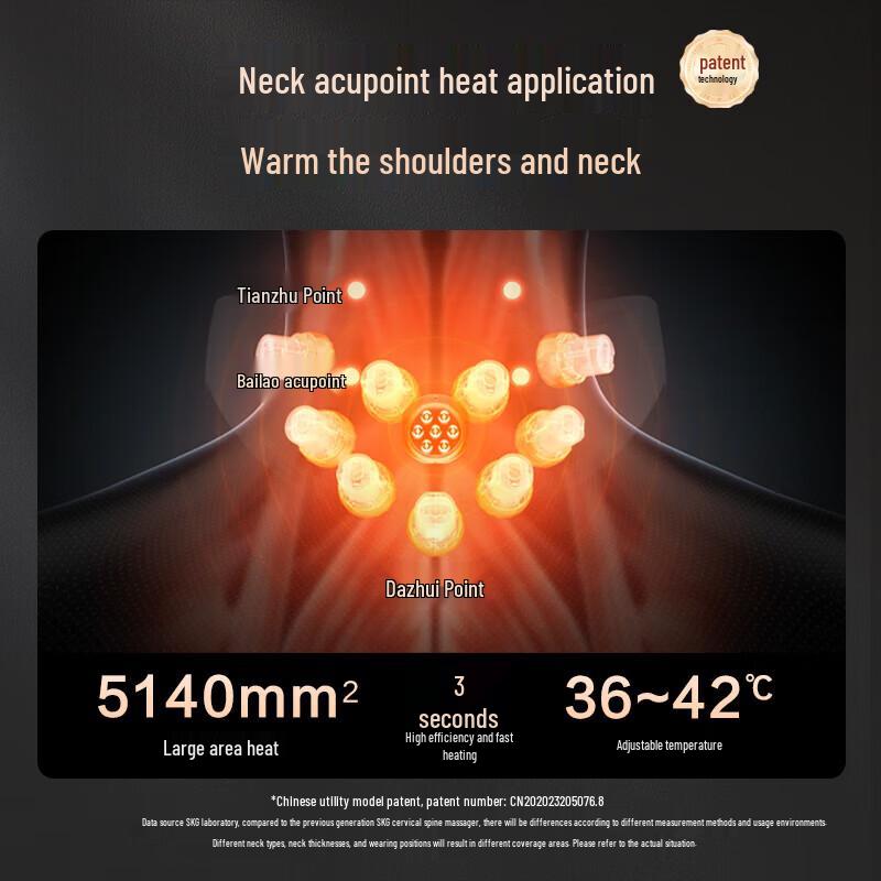 SKG G7 Second Generation Deluxe Neck and Shoulder Massager CN plug (adapter included)
