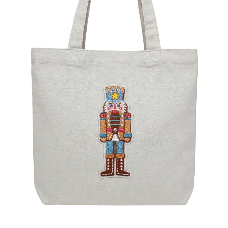 Artistic Nutcrackers King Embroidery Iron On Patches for Covering Flaws on Jackets Jeans and Backpacks
