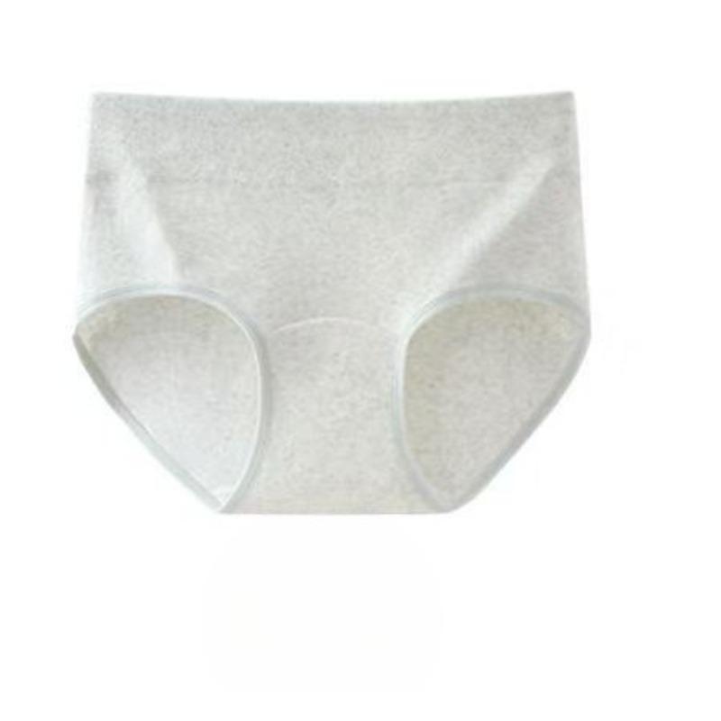 

Ladies Spring and Summer New Type A Pure Cotton Antibacterial Extension of The Middle Waist No Scar Briefs M светло-зеленый