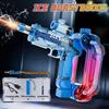 Ice Blast Energy Ring Electric Water Gun Automatic Continuous Large Capacity with Sound LED Light Summer Outdoor Toys for Kids