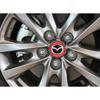 Aluminum Alloy 100 Years Corporation Side Fender Wheel Hub Cover Emblem Sticker for Mazda 3 Axela BP CX-30 Accessories 2020-2023