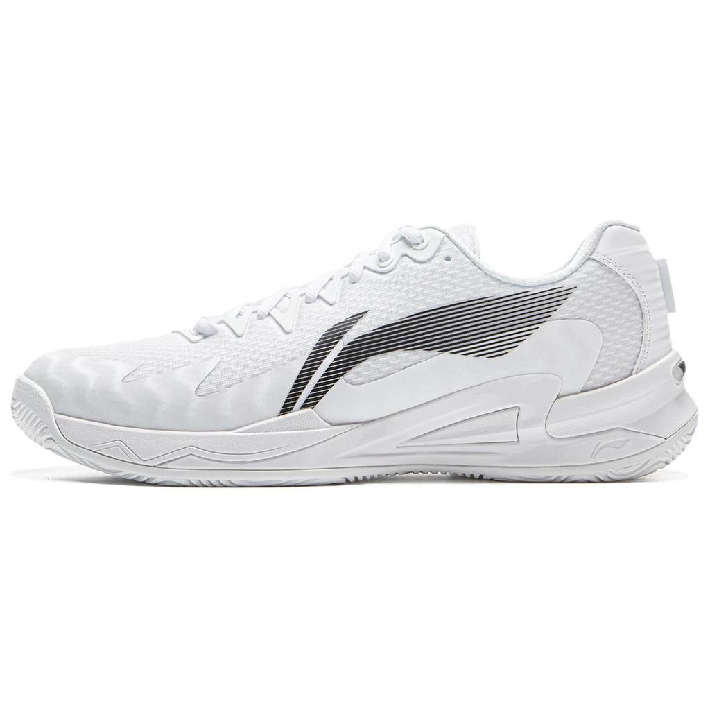Li Ning Accel Pro Comfortable Versatile Non-Slip Durable Low-Top Tennis Shoes Unisex Sneakers White Black ATAV007-1