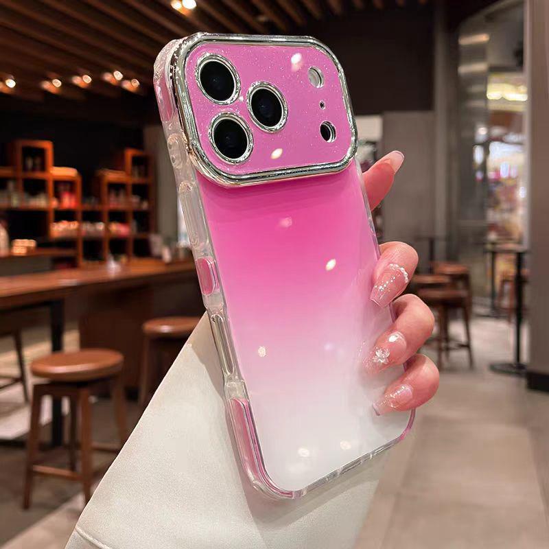 

Compatible with Apple iPhone 17 Pro Max and 16: Glitter Gradient Protective Case iPhone 14/13