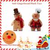 VISTABLUE Christmas Gingerbread Stuffed Animals, Soft Plush Gingerbread Man Pillow, Christmas Plush Toys, Party Home Decoration