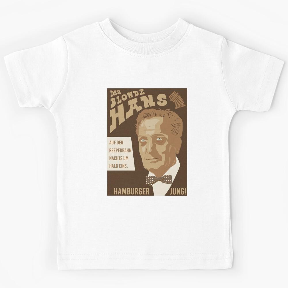 Hans Albers Tribute - Timeless Elegance in Classical Portrait Design Kids T-Shirt 140