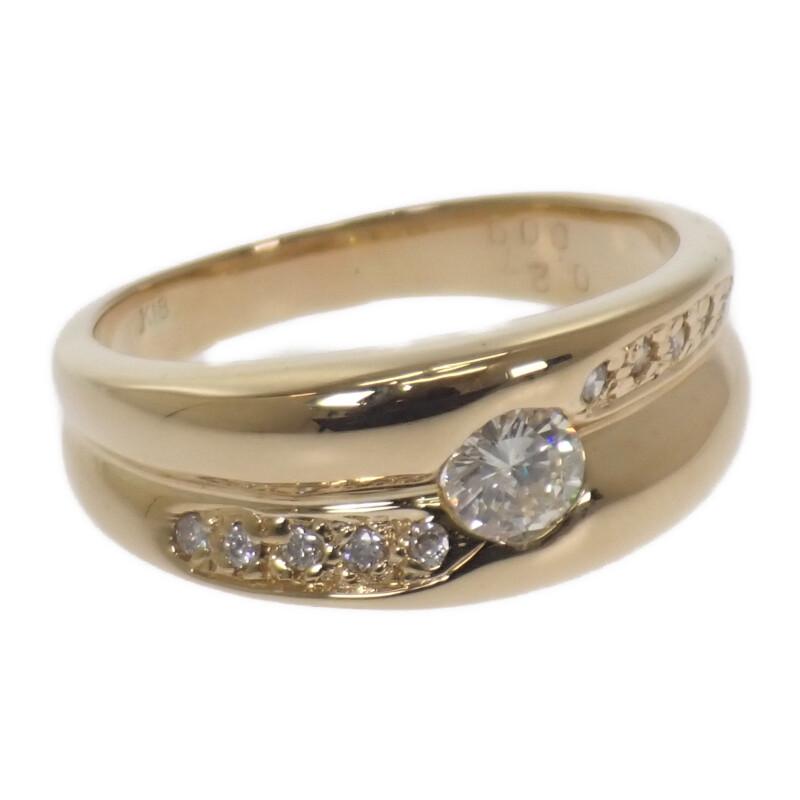 No Brand  #14(JP Size) Ring K18 Yellow Gold Women