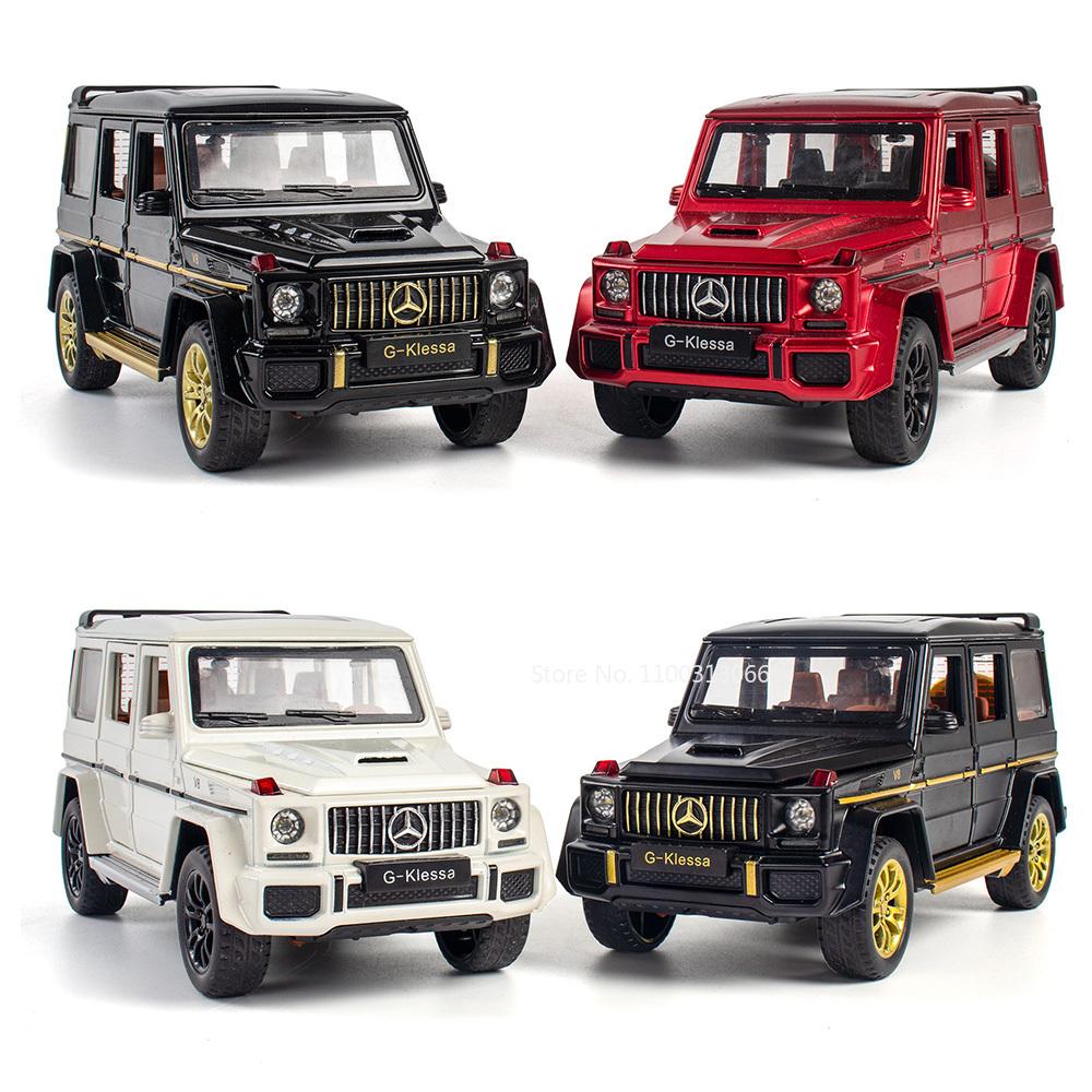 1:32 Scale G63 Alloy Diecasting Cars Toys Models With Light And Sound SUV Vehicle 6 Doors Opened Off-road Children Festival Gift