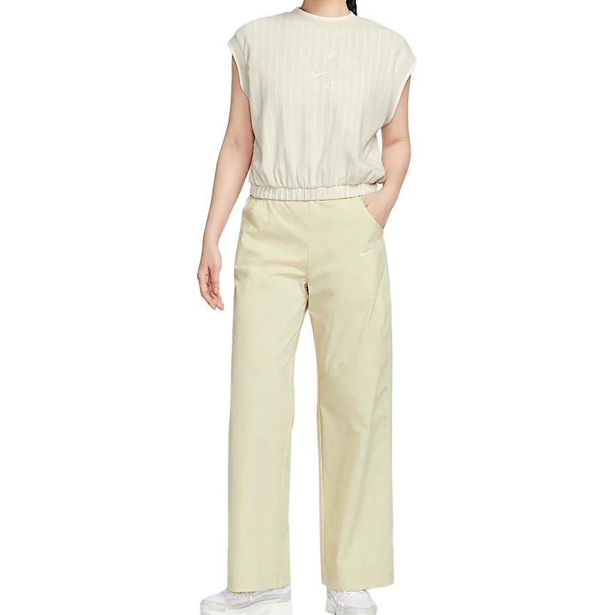 New Nike Sportswear Knitted Sweatpants Women's Light Khaki IF0613-229