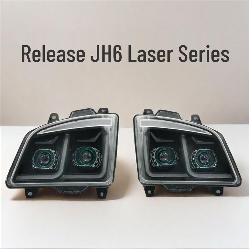 Jiefang JH6 Dual-Lens LED Flowing Turn Signal with Daytime Running Lights for Headlight Assembly