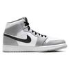 Jordan Air Jordan 1 Abrasion Resistant Slip Resistant Mid top Vintage Basketball Shoes Men's Smoke Gray 554724-092(Team181-)