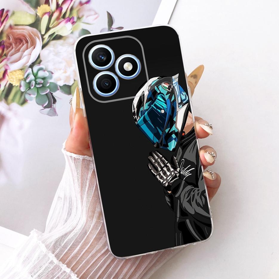 For Honor X8d 4G Case Cool Fashion Painted Cover 6.77'' Soft Silicone Phone Case For Honor X8d X 8d HonorX8d 4G Back Cover Coque