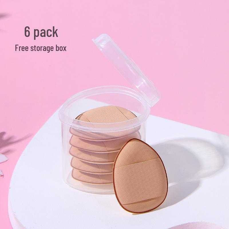 Mini-Wassertropfen-Luftkissen-Puderquaste für Concealer und Make-up-Details