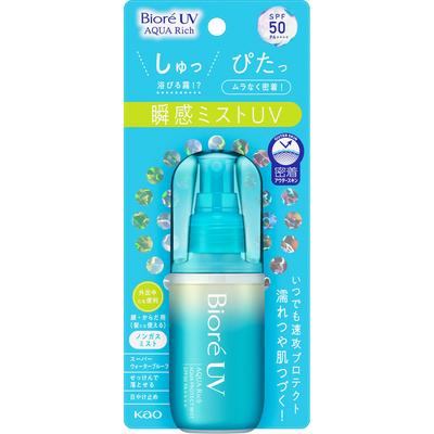 Biore UV (Mehr) Biore UV Aqua Rich Aqua Protect Mist 60mL Sonnenschutz Eine angemessene Menge aus 10 bis 15 cm Entfernung auf Haut und Haar sprühen und einarbeiten. ZU