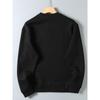 Original Foreign Trade Quality Space Cotton Odm Company Product Autumn and Winter Round Neck Casual Solid Color Pullover Sweatshirt for Men