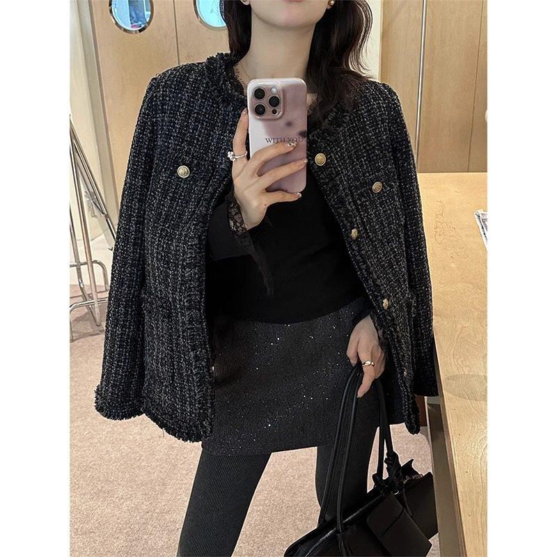 2026 Autumn High-Waisted A-Line Skirt for Petite Women – Anti-Exposure, Shiny Finish
