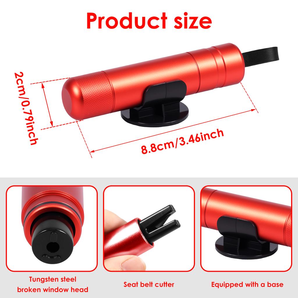 Car Emergency Hammer Cars Rescue Tools Safety Hammer Escape Seat Belt Cutter Lifesaving Auto Windows Glass Breaker Safety Hammer