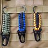 Parachute Cord Lanyard Keychain Climbing Carabiner Camping Outdoor Survival Tool