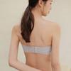 Non-slip Strapless Bustier Non-marking Hundred Thick Cups Within The Gathering Bra