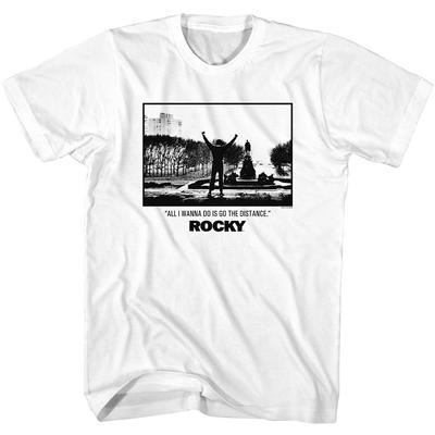 Rocky Geh an deine Grenzen Weißes T-Shirt