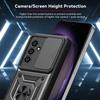 Case For Samsung Galaxy A17 A07 A56 A36 A26 A16 A06 A55 A35 A25 A15 A05S M56 M06 Armor Ring Holder Lens Protect Shockproof Cover
