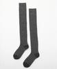 Popcorn thigh socks Charcoal