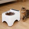 Automatic Intelligent Cat Dog Feeder Bowl Stylish For Look Automatic Sensing Feeder Hygienic Sturdy Transparent Lid