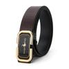 Paul Men's No-Buckle Automatic Crocodile Pattern Belt - Versatile, Casual, Trendy Korean Style