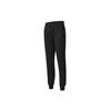 FILA Athletics Basic Cuffed Simple Solid Color Knitted Sports Long Pants Women Bottoms Deep-Black A11W241610F-BK