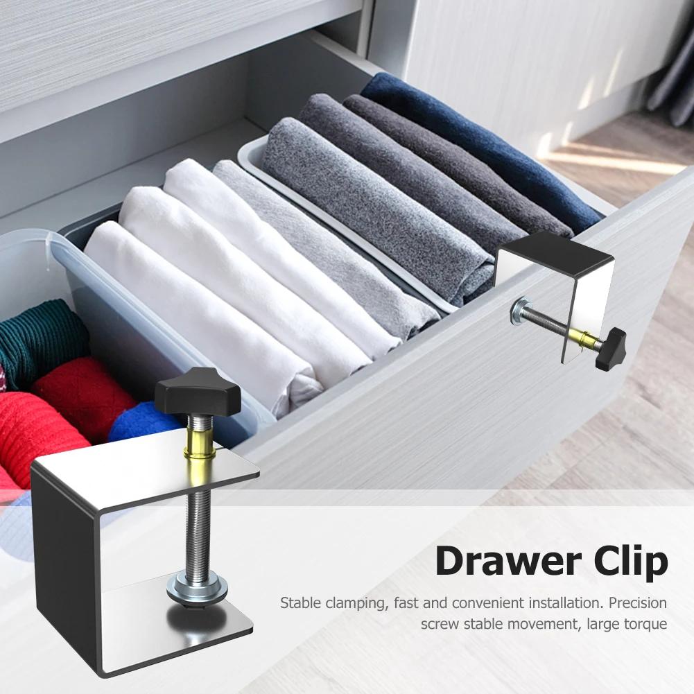 1-10pcs/set Steel Drawer Front Installation Clamps Woodworking Jig Cabinet Drawer Panel Clip Tool for Home Furniture Accessories