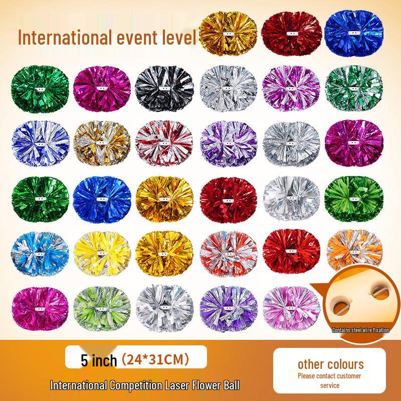 Colorful Cheerleading Pompons Hand Flowers for Events