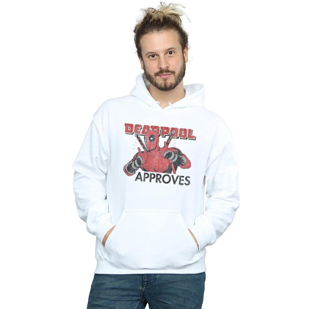 Marvel Mens Deadpool Approves Hoodie