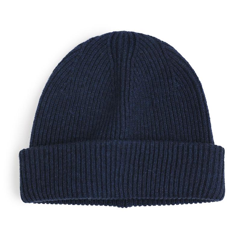 Custom Cute Luxury Warm 100% Lambs Wool Knitted Unisex Beanie Hats for Business & Travel with Hand Drawn Logo