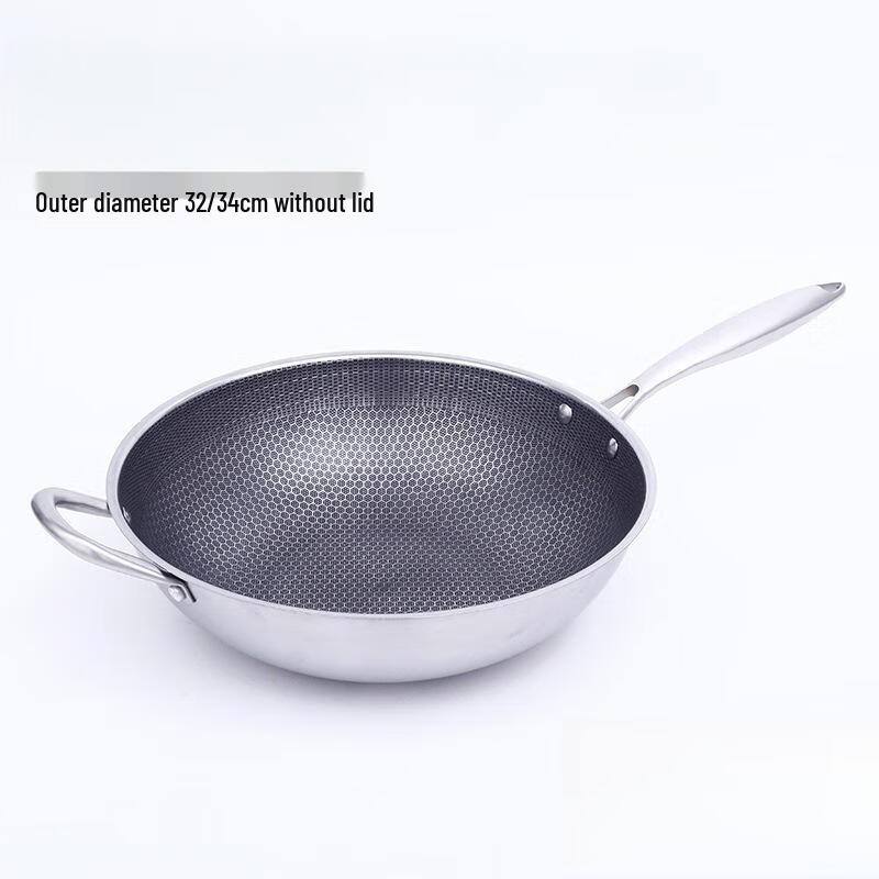 Triceratops Honeycomb Non-Stick Wok