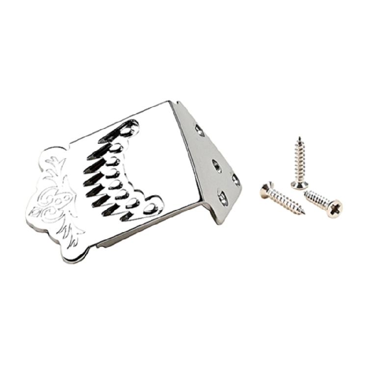 Professional Zinc Alloy 8 Strings Mandolin Tailpiece Mounting Screws Kit Parts