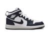 Jordan 1 Mid White Metallic Gold Obsidian (PS)