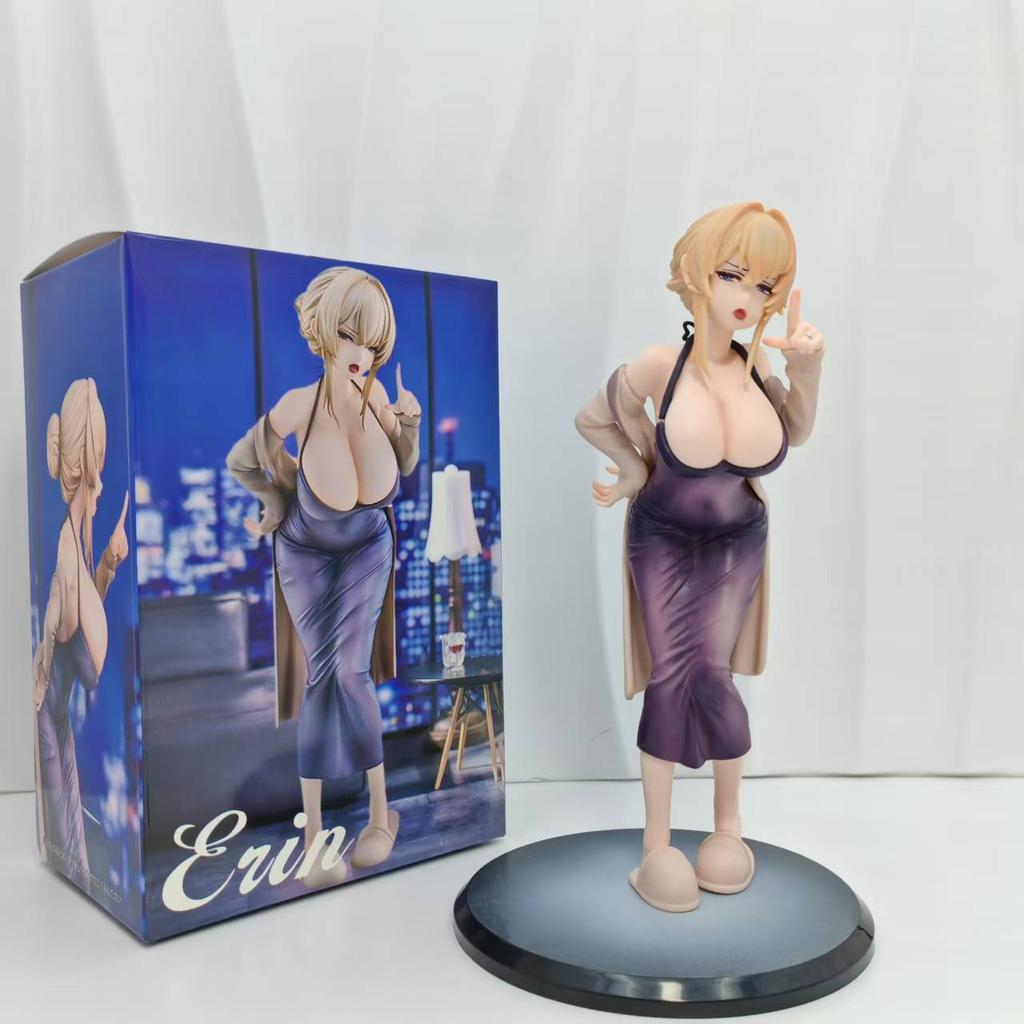 18cm Anime Erin Figure Maid Dressed Erin Figures Sexy Girls Statue Collection Dolls Desk Decoration Model Toy Kid Helloween Gift