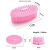 Anup Torda Silicone Bath Brush Soft Silicone Body Scrubber Body Wash Scrubber for Skin Exfoliation,Silicone Baby Bath Scrubber Baby Bath Brush, Si