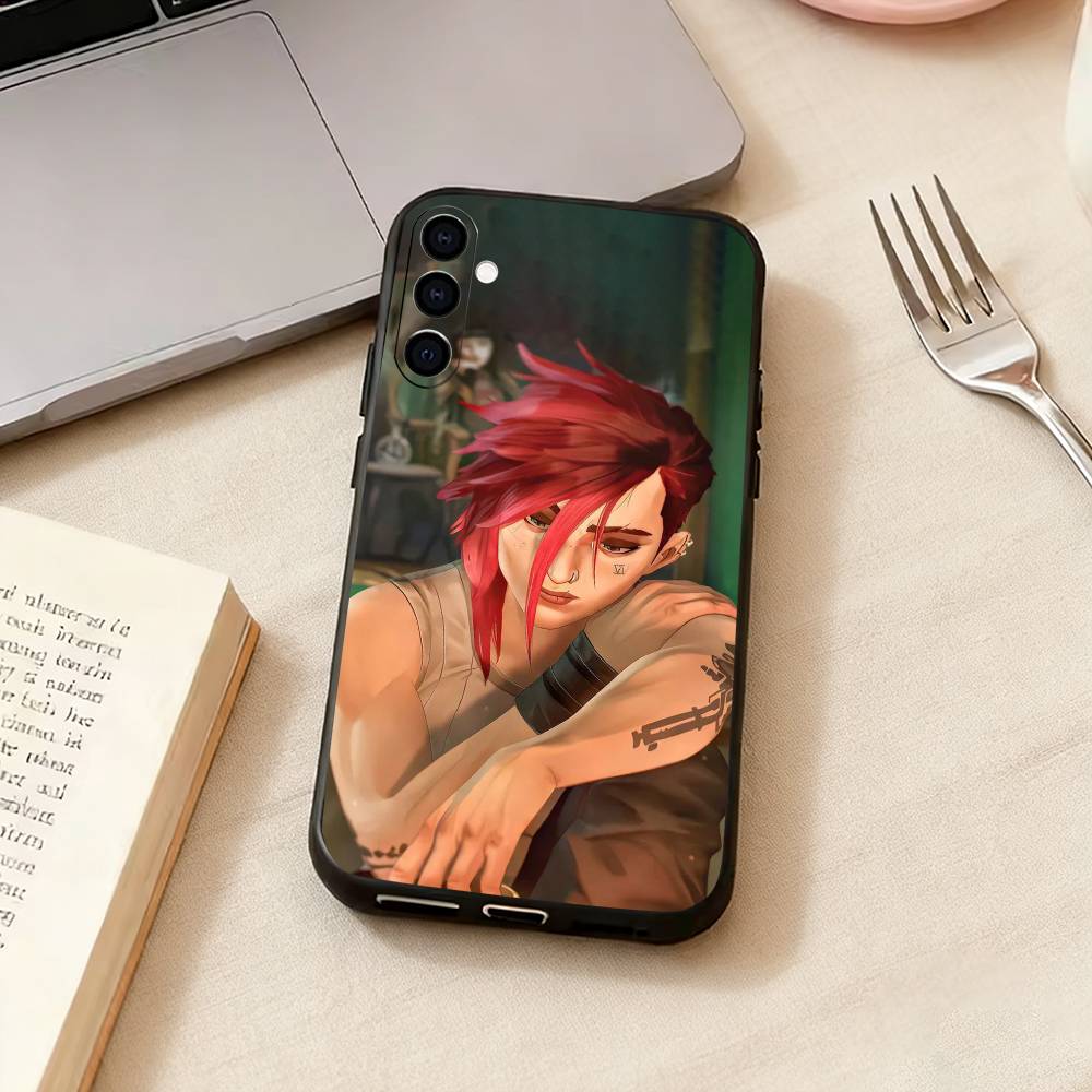 A-Arcane hot game Vi-i Phone Case For Samsung Galaxy A73,A72,A71,A70,A53,A52,A51,Soft Silicone Black Cover