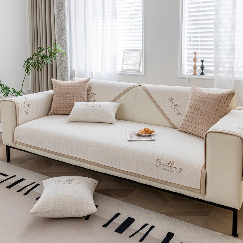 Chenier Sofa Cushion Is Universal In All Seasons, Simple And Modern Non-Slip Seat Cushion, Sofa Cover, Armrest Cover, Cloth Towel