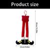 Easy Installation Elf Santa Leg Car Trunk Clip Decoration Christmas Ornament Holiday Party Decoration