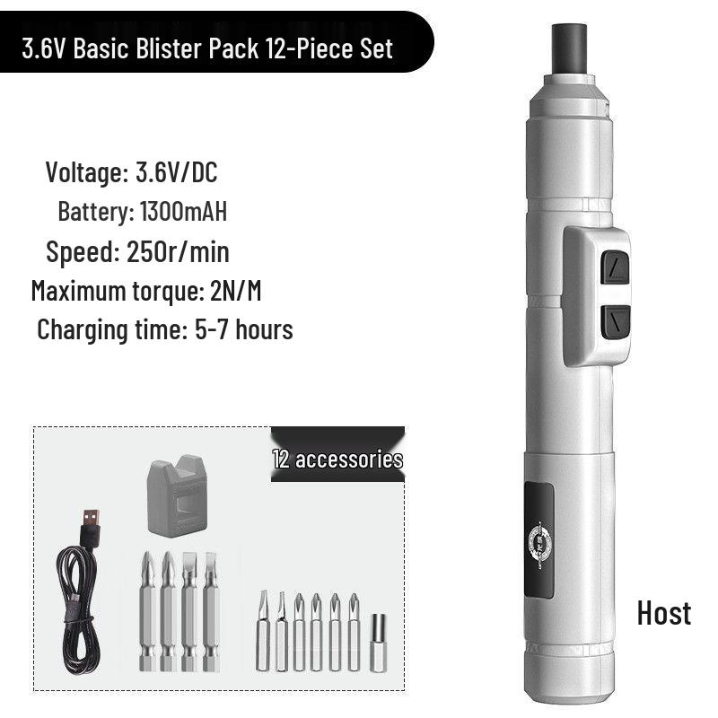 Rechargeable Handheld Electric Screwdriver Set