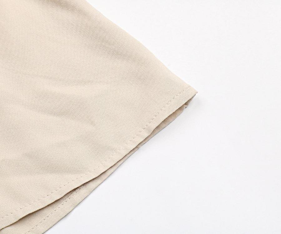 Summer Women Dress Sleeveless V Neck A-Line Knee-Length Solid Color