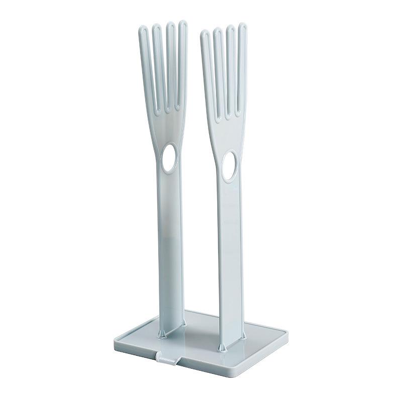 

Creative Multifunctional Kitchen Drying Rack for Gloves and Cloths 15*12*34cm синий