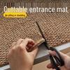 Vintage Style Dirt-Resistant Pineapple Ring Carpet - Imitation Jute Floor Mat for Living Room Photography & Bedroom Decor